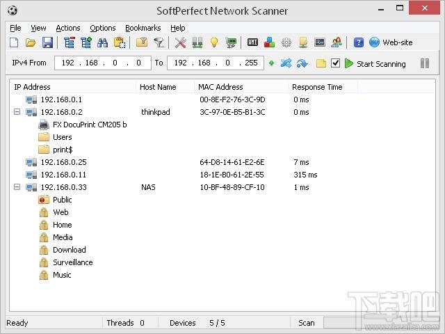 Netscan,Scanner,嗅探器,局域网IP扫描