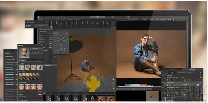 set.a.light 3D STUDIO Edition下载,摄影工作室模拟工具,图像处理