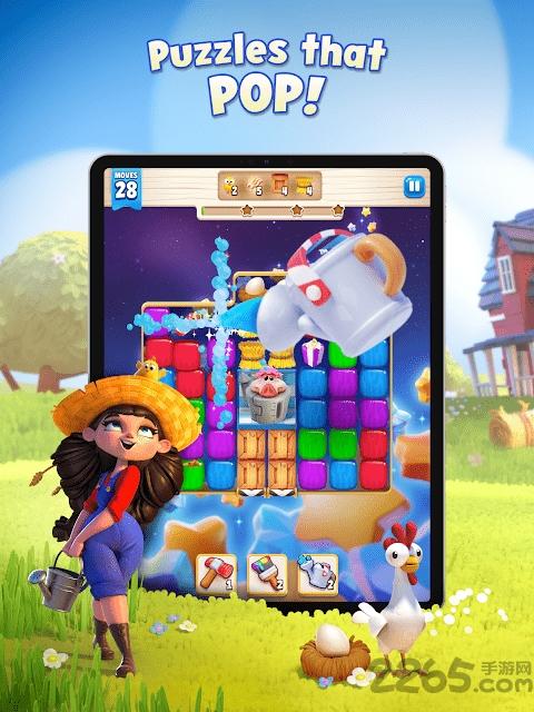 卡通农场pop手机版下载,卡通农场pop,农场手游,休闲手游