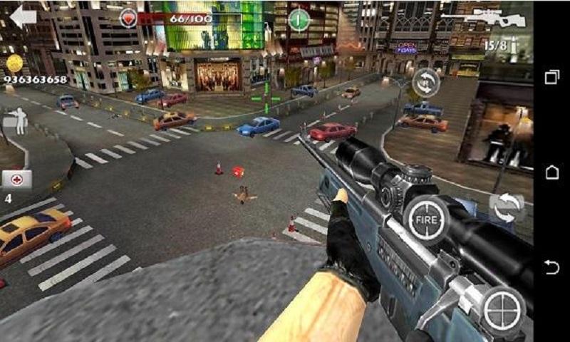 狙击手的复仇3d无限金币版下载,狙击手的复仇3d,射击游戏,狙击手